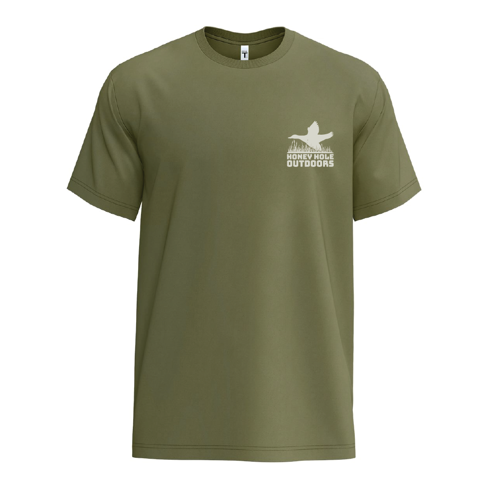 Short Sleeve - Bold Duck - Military Green