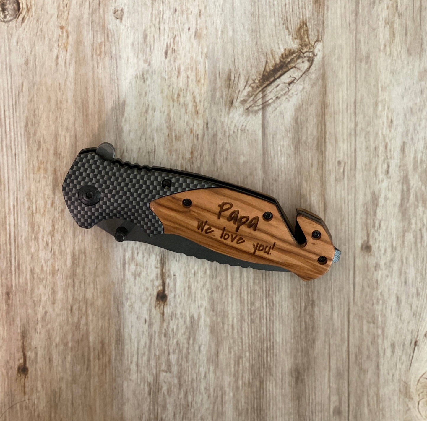 Black Pocket Knife