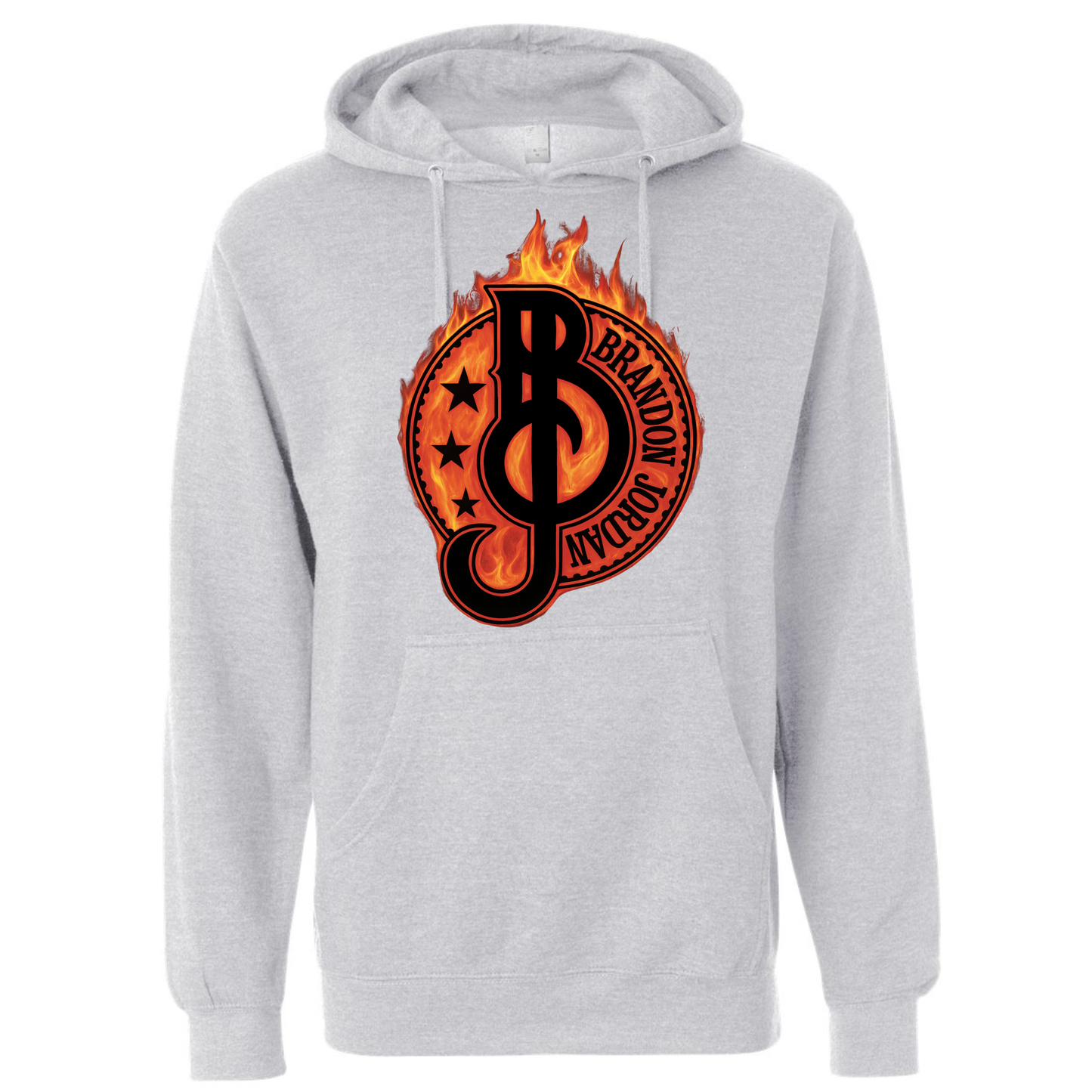 Brandon Jordan - Flaming Logo Hoodie