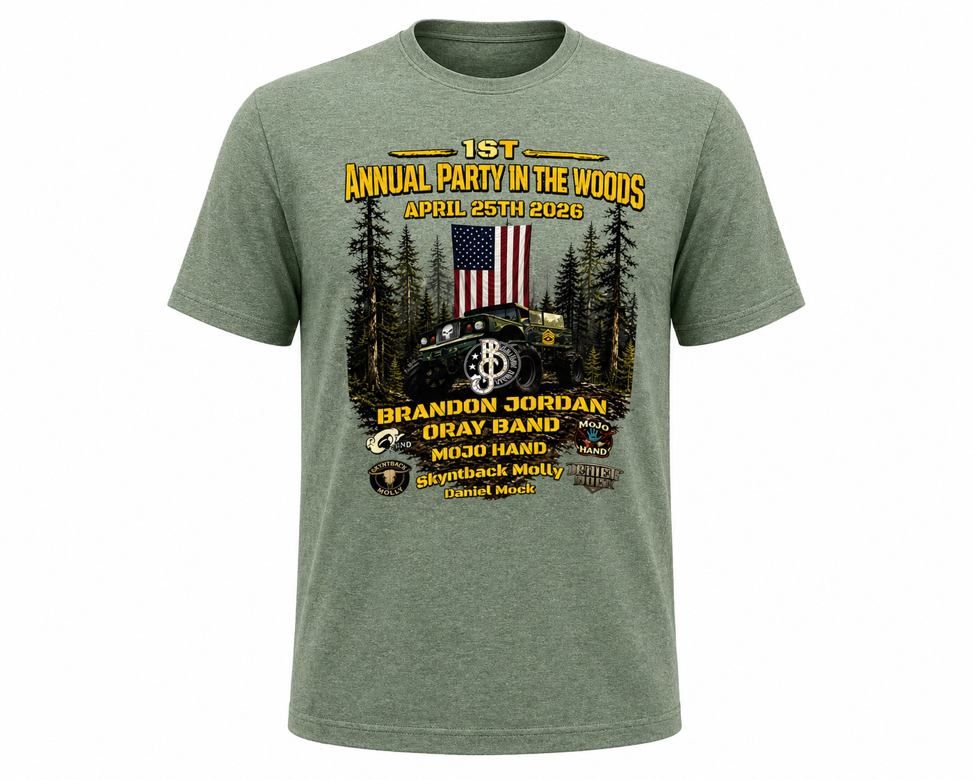 Party in the Woods - Event T-Shirt