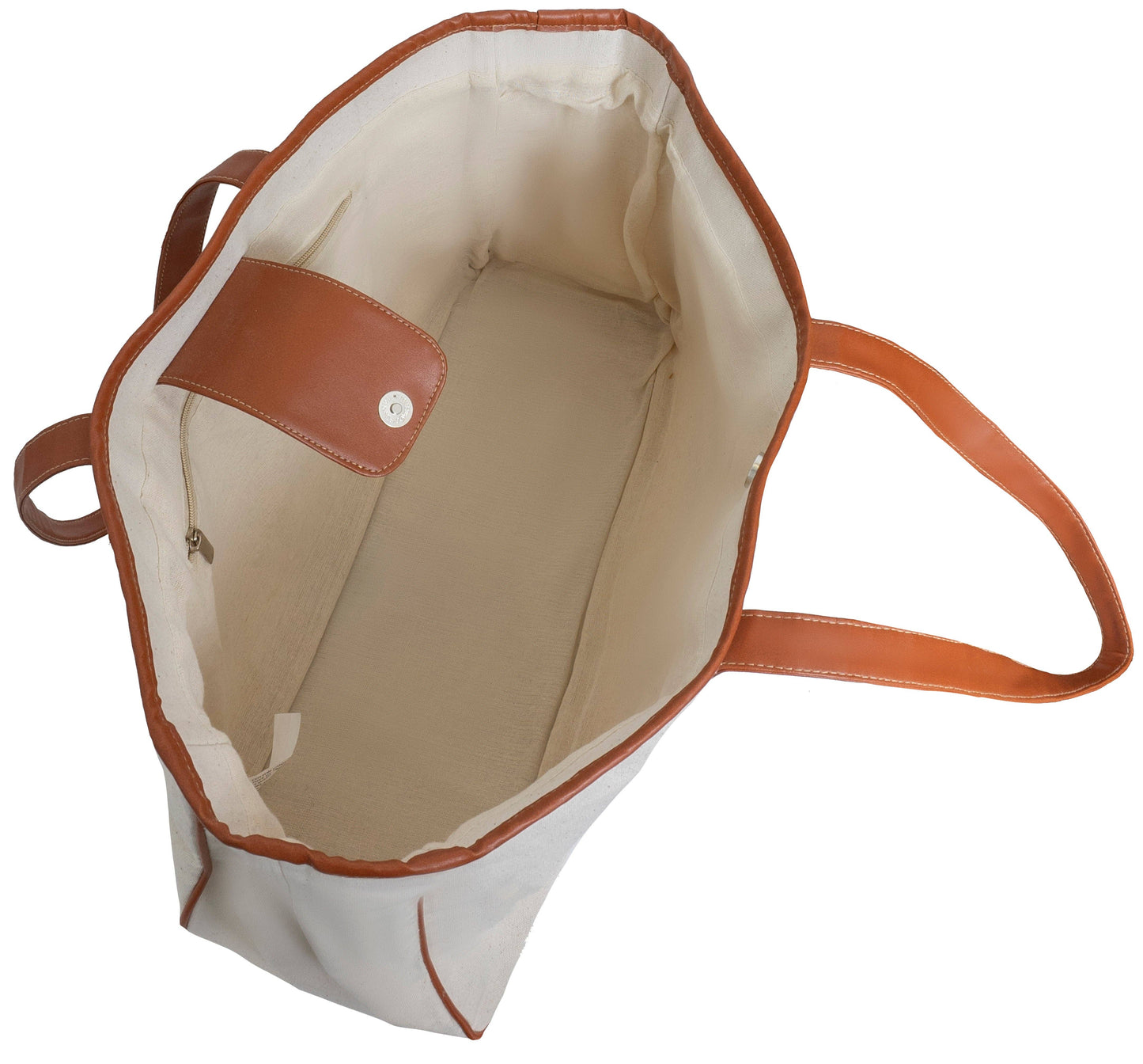 Magid Canvas Slogan Tote "LAKE LIFE"