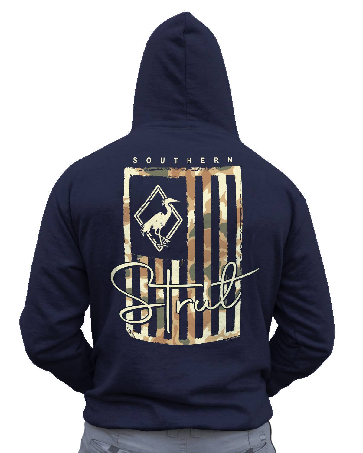 CAMO STRUT FLAG Hoodie – Southern Strut