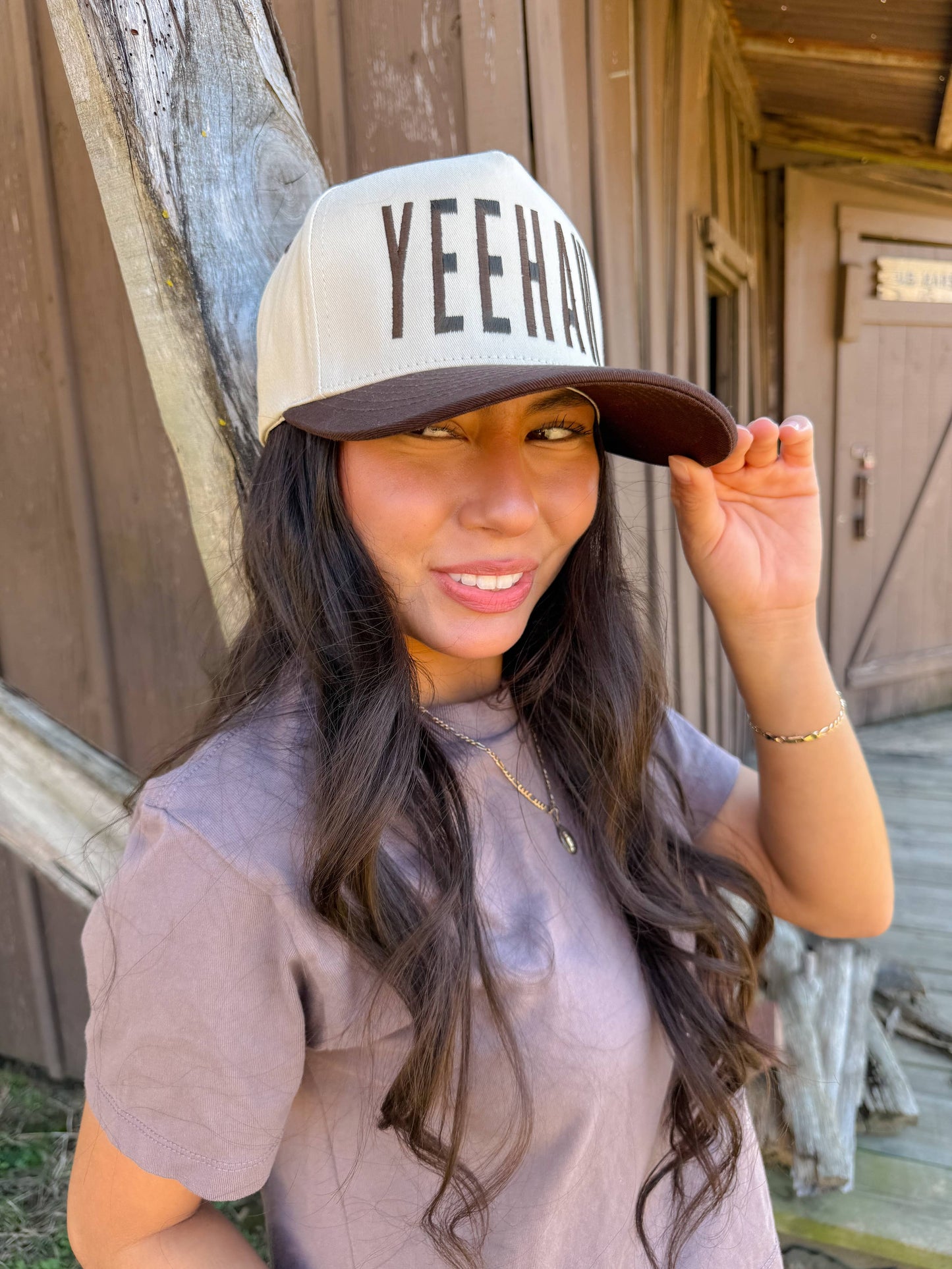 YEEHAW C.C Embroidered Trucker Hat TCM0002