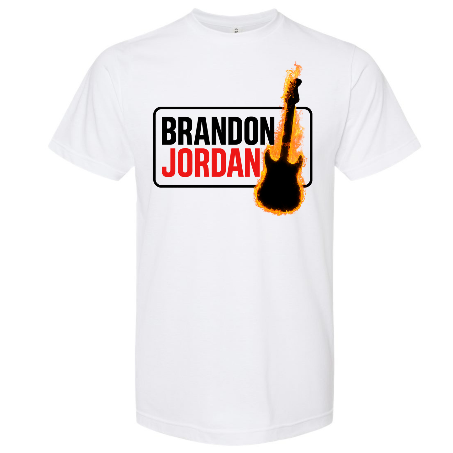 Brandon Jordan - Guitar Logo - T-shirt