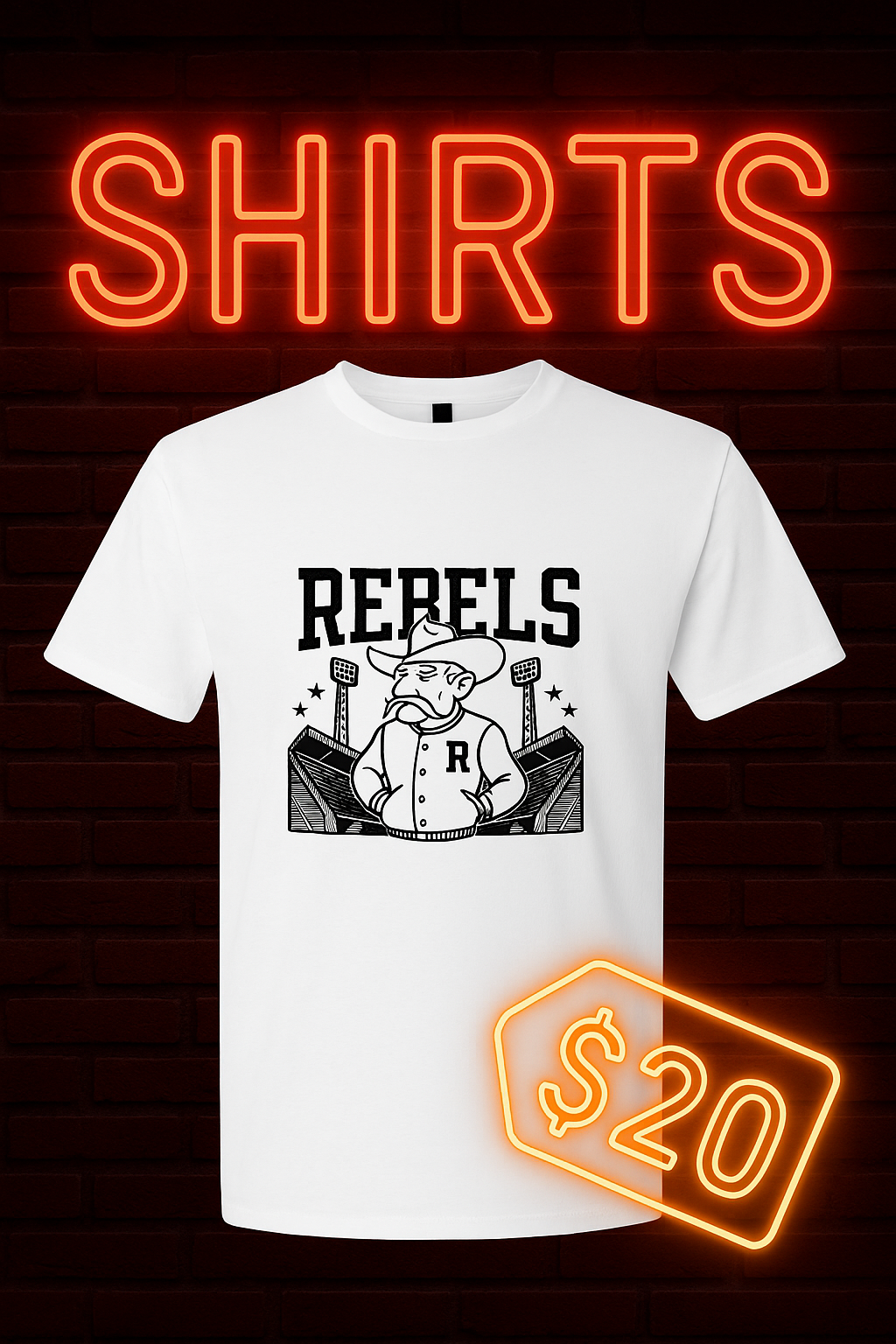 Thorsby Rebel Stadium T-Shirt