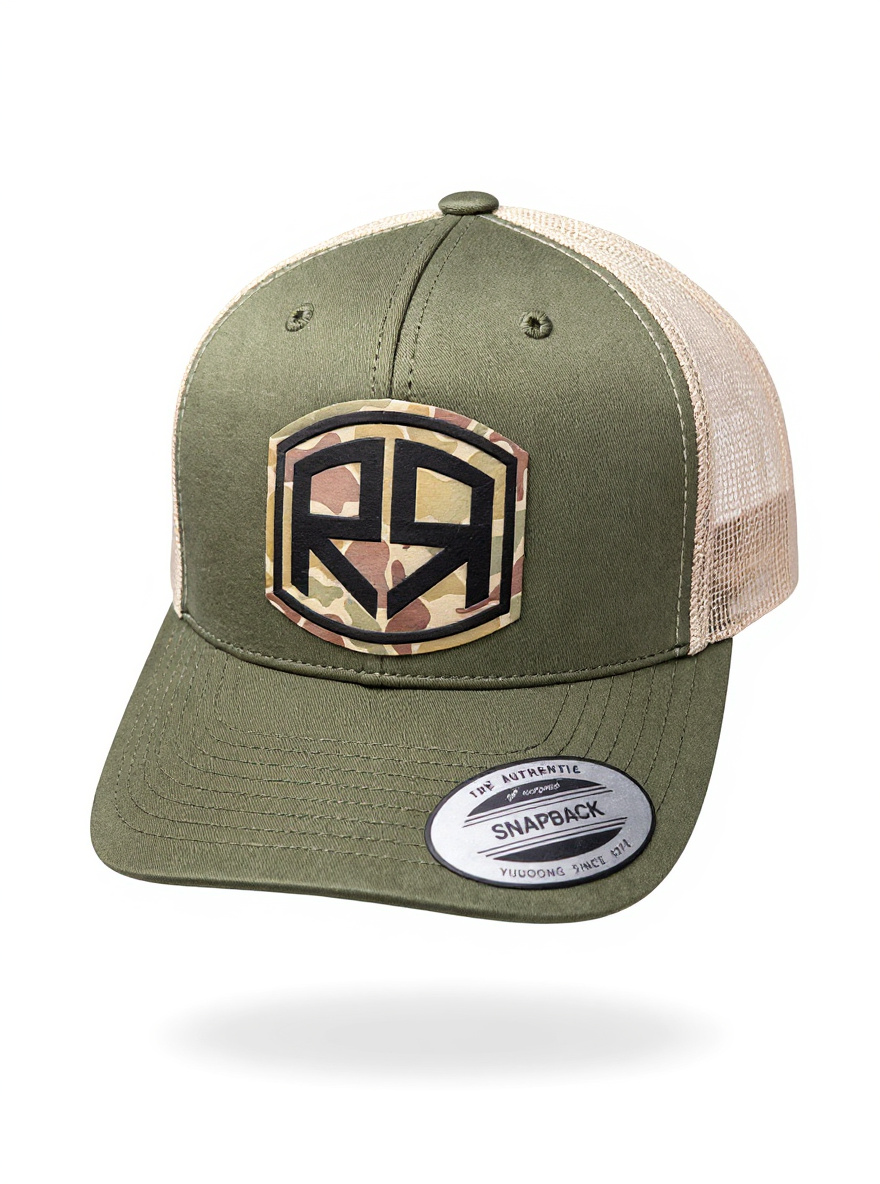 YP 6606 - Trucker - River & Ray Logo - Olive/Tan