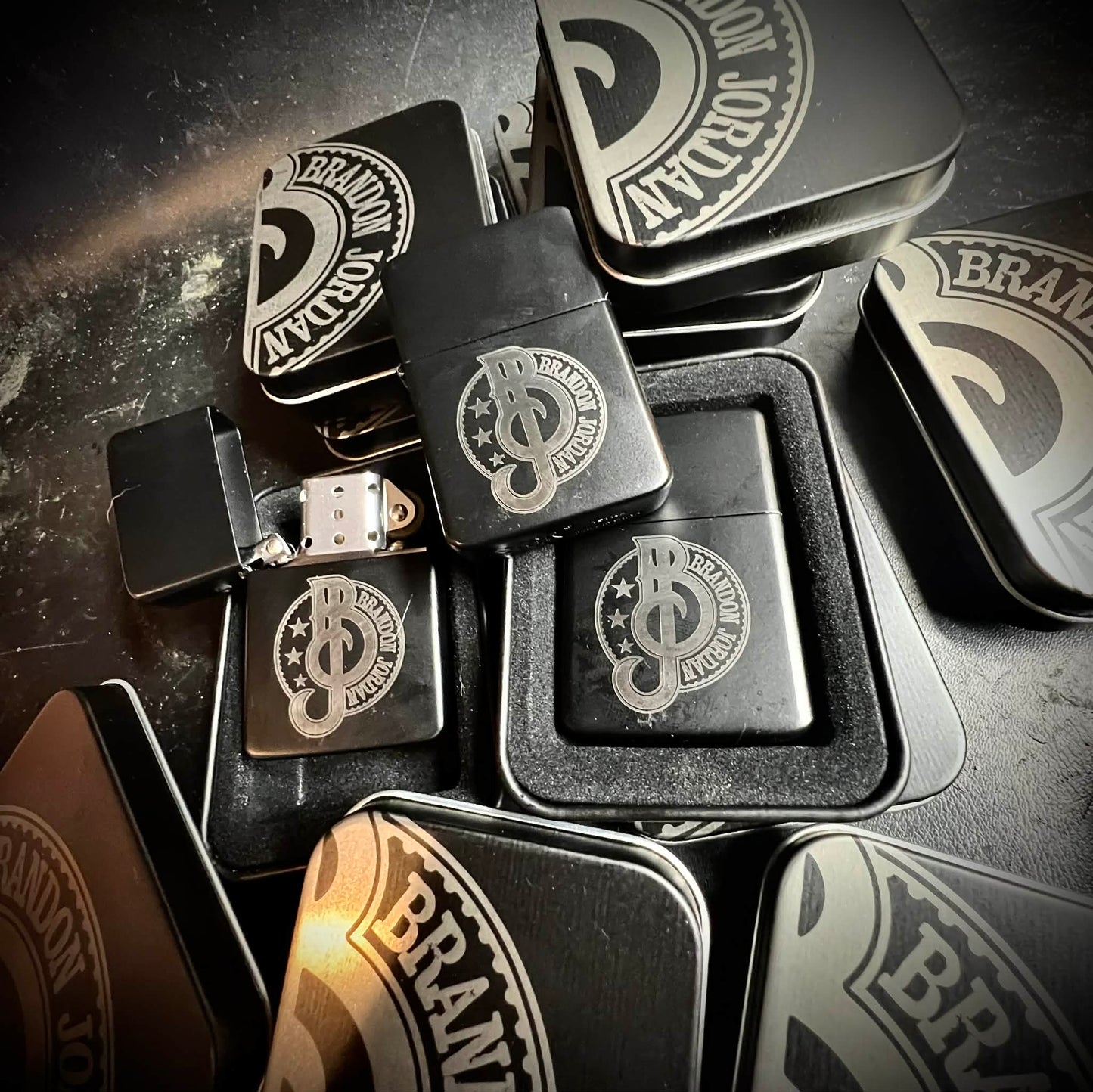 Brandon Jordan - Laser Engraved Lighters