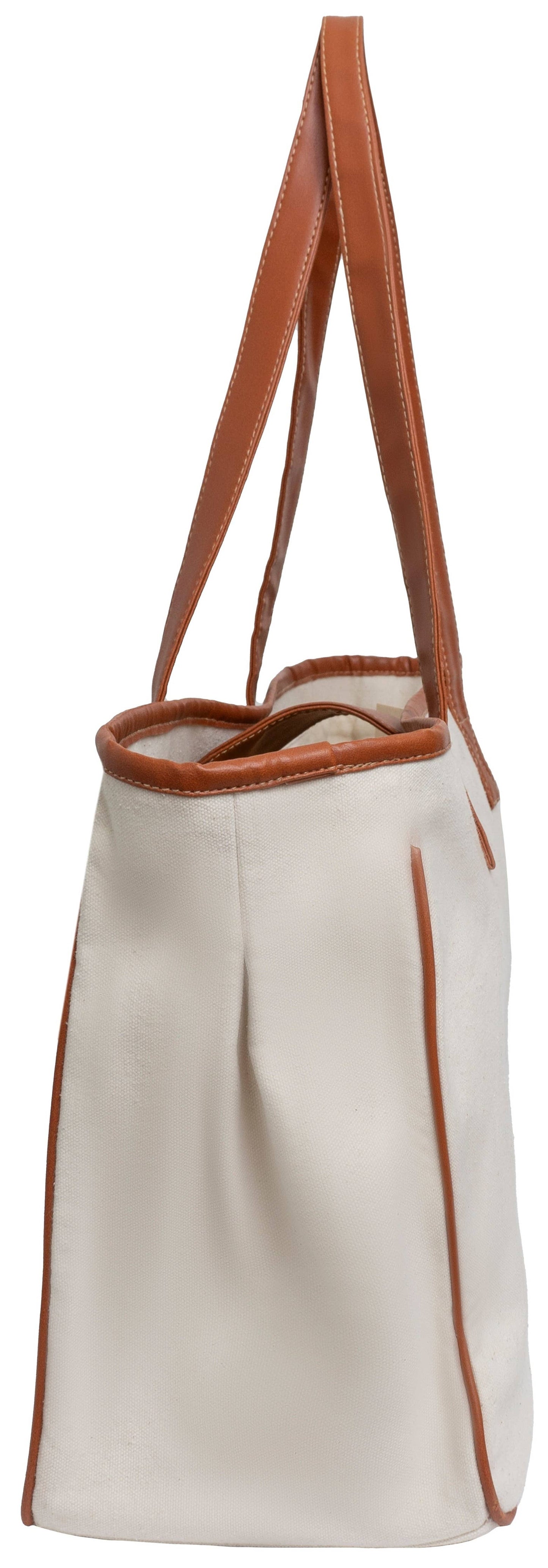 Magid Canvas Slogan Tote "LAKE LIFE"