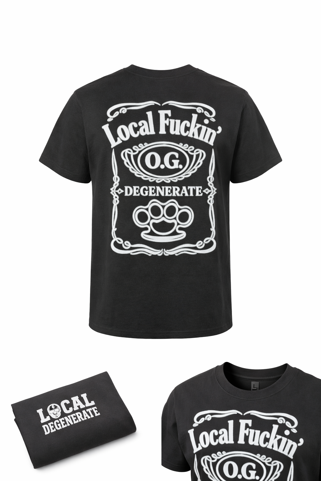 Degenerate Dirtbag T-Shirt - Black