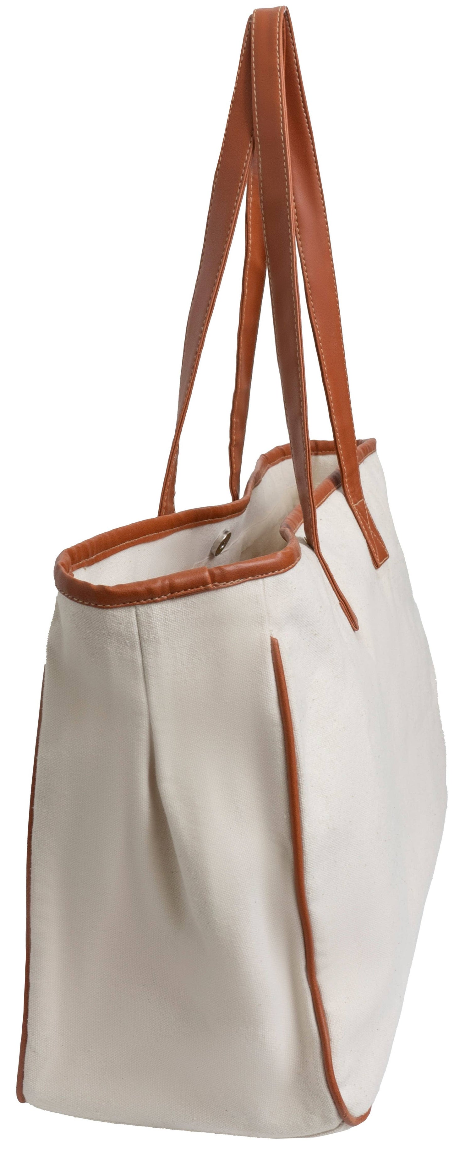 Magid Canvas Slogan Tote "LAKE LIFE"