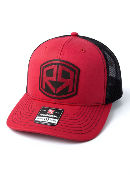 Richardson 112 - River & Ray Logo - Red/Black