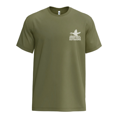 Short Sleeve - Bold Duck - Military Green