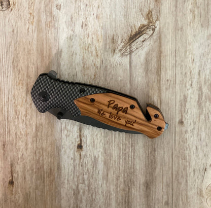 Black Pocket Knife