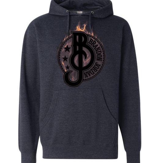 Brandon Jordan - Flaming Logo Hoodie