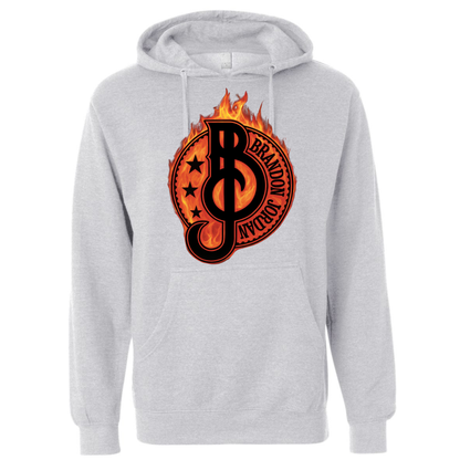 Brandon Jordan - Flaming Logo Hoodie