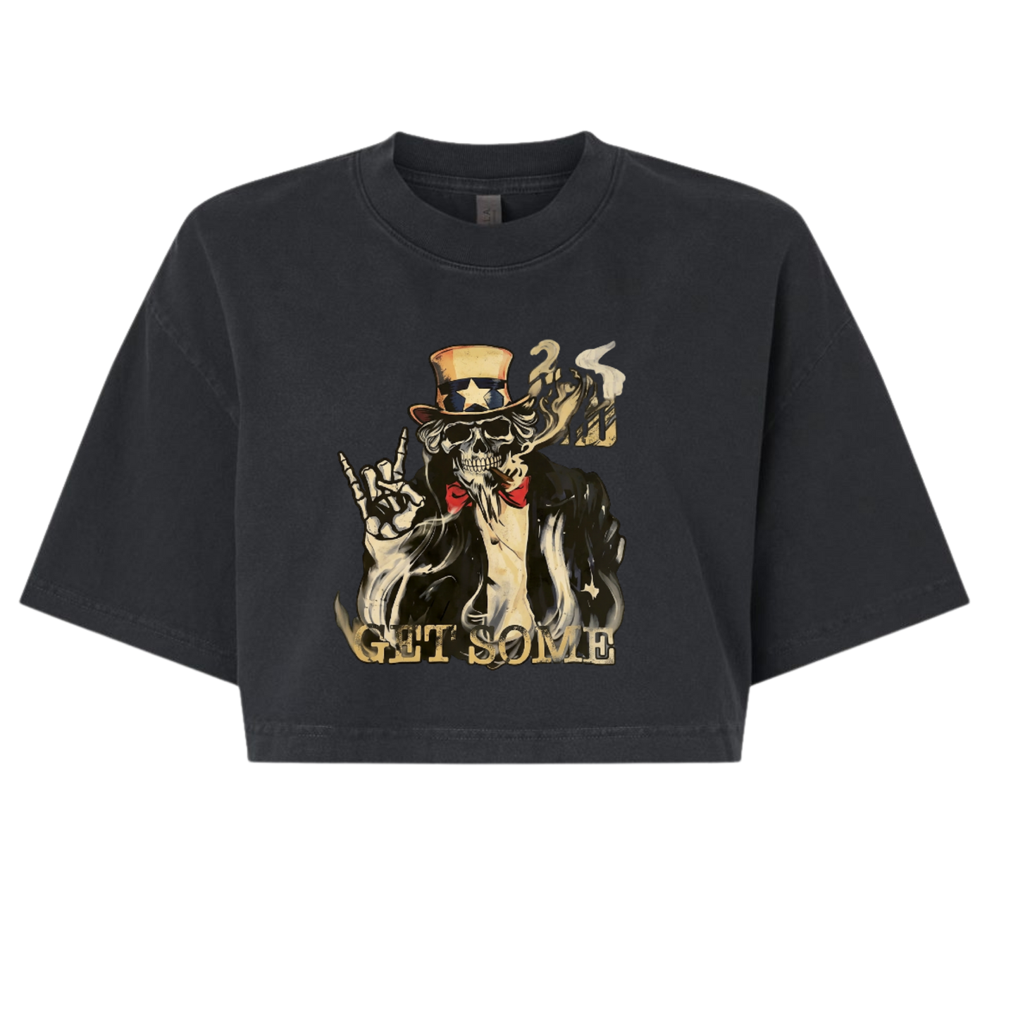 SB Creations Cropped Tee - Black