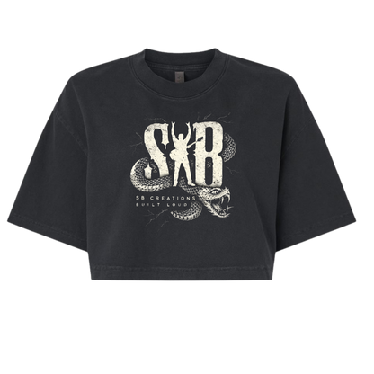 SB Creations Cropped Tee - Black