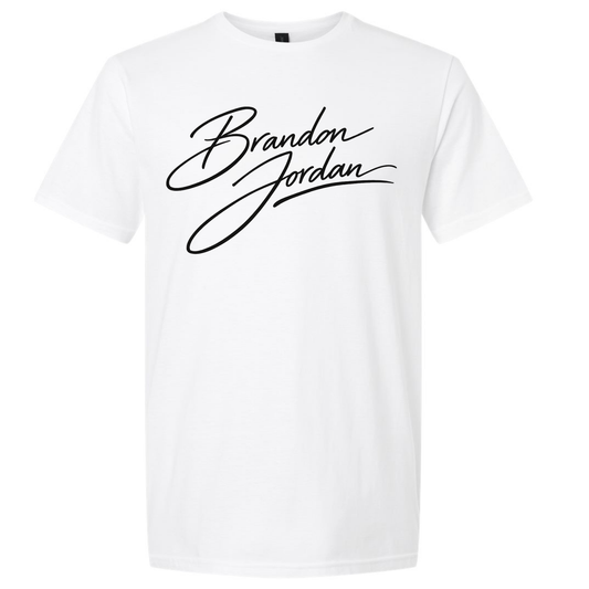 Brandon Jordan Autograph Tee - White