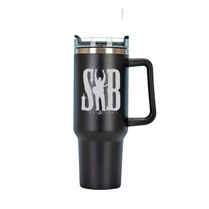SB Creations - 40oz Tumbler Black