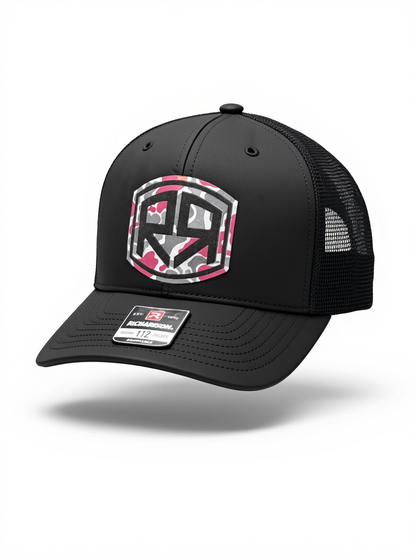 Richardson 112 - River & Ray Logo - Black Solid