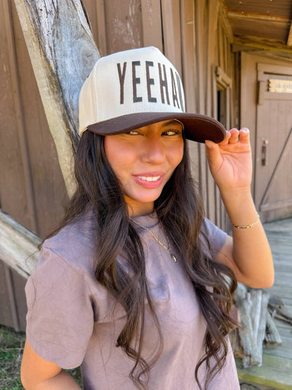 YEEHAW C.C Embroidered Trucker Hat TCM0002