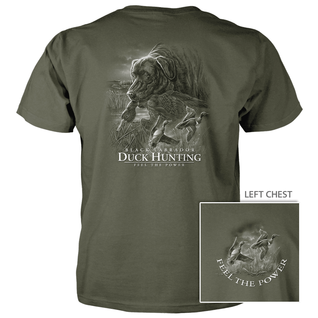 Lab Duck Hunting - Graphic T-Shirt