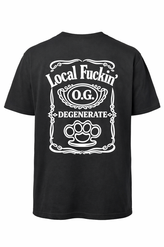 Degenerate Dirtbag T-Shirt - Black