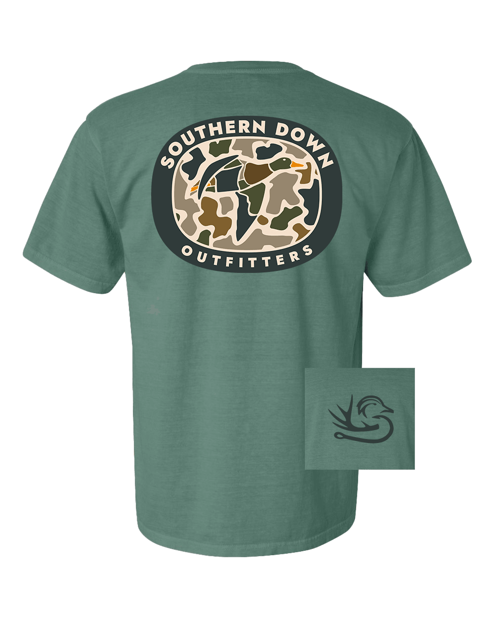 Southern Down Duck Camo Graphic T-shirt