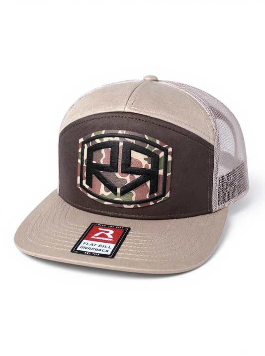 Richardson 168 - Flat Bill - Brown/Khaki