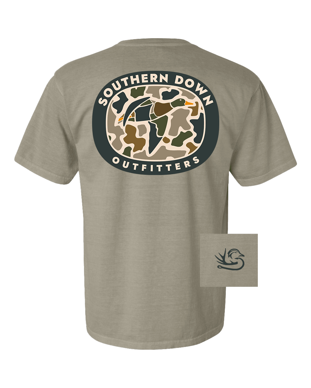 Southern Down Duck Camo Graphic T-shirt