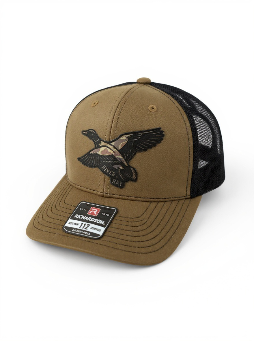 Richardson 112 - River & Ray Logo - Carmel/Black