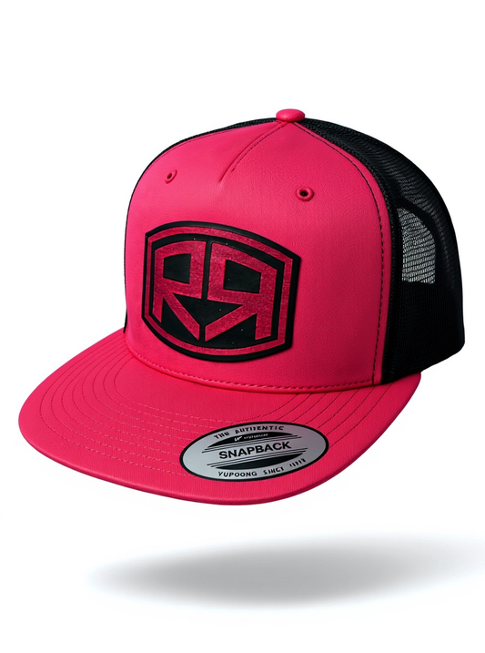 YP 6006 - Flat Bill - River & Ray Logo - Red/Black