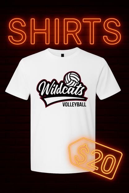 Shelby County Wildcats Volleyball T-shirt