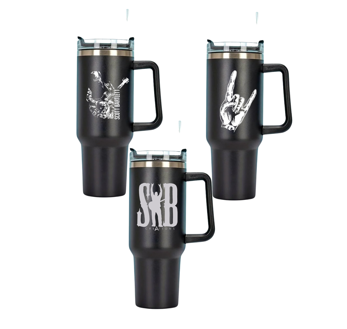 SB Creations - 40oz Tumbler Black