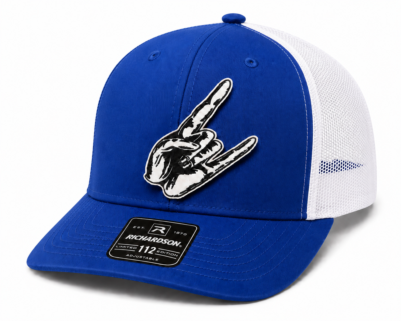 Richardson 112 - Rock Hand - Royal/White