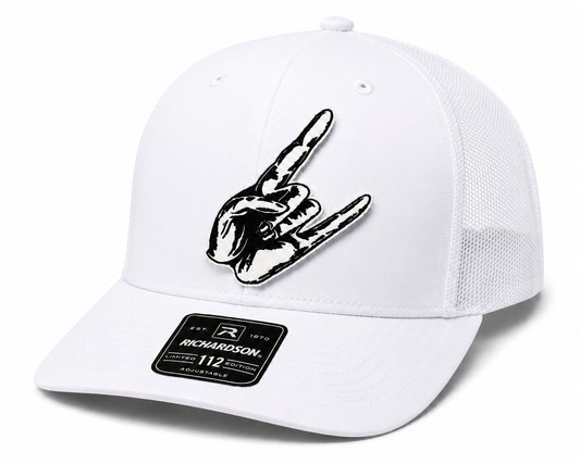 Richardson 112 - Rock Hand - White