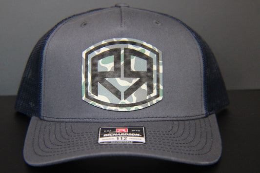 Charcoal/Navy - Aqua Camo - Richardson 112