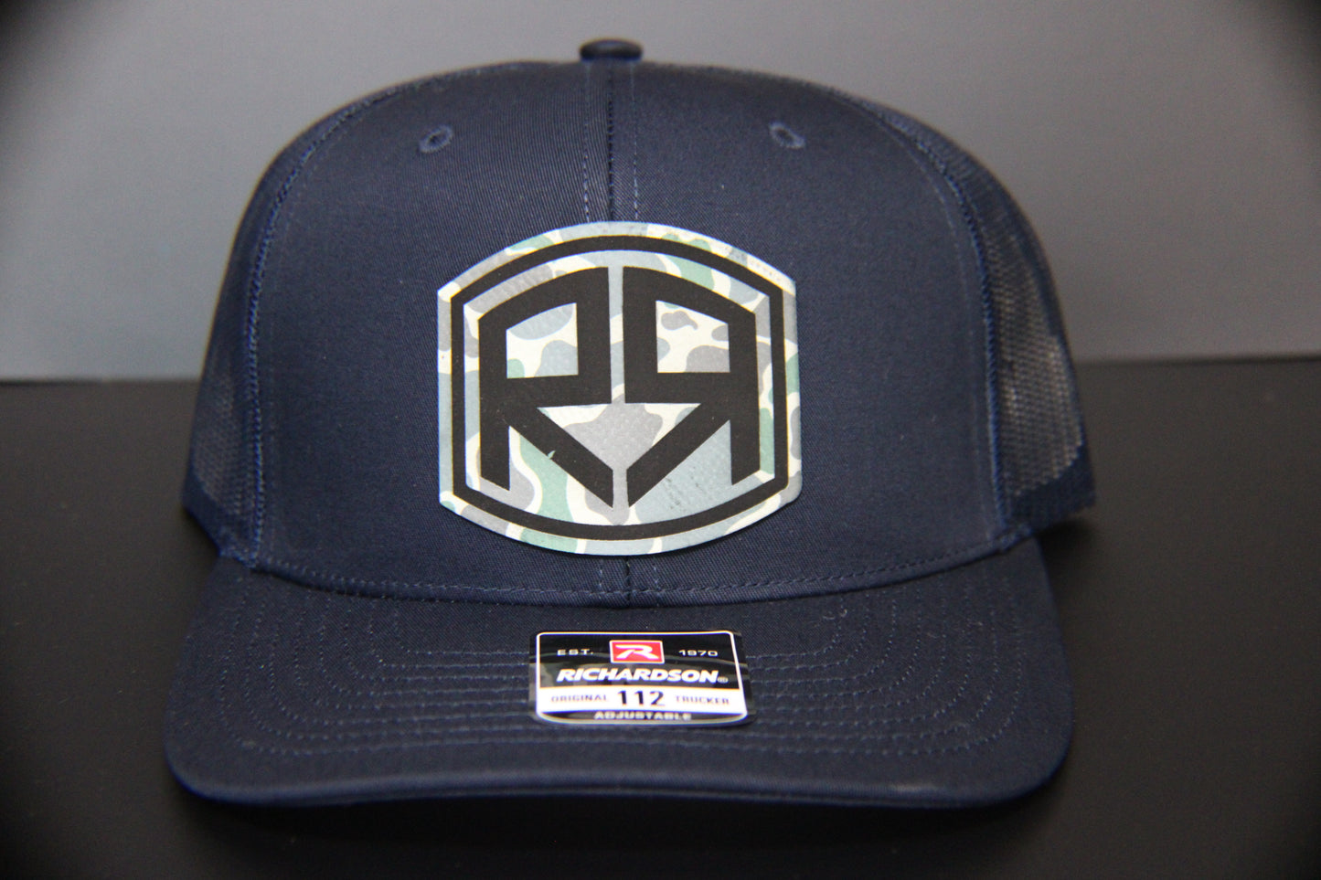 Navy Solid - Aqua Camo - Richardson 112