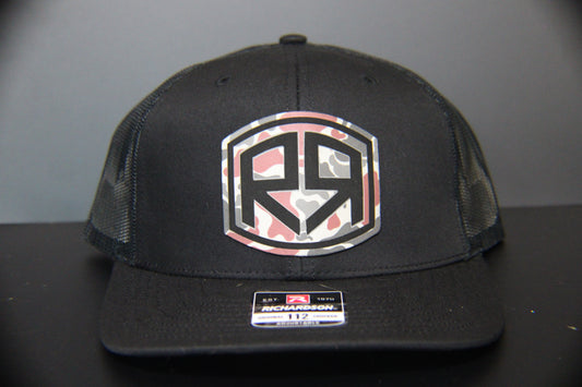 Black Solid - Red Camo - Richardson 112