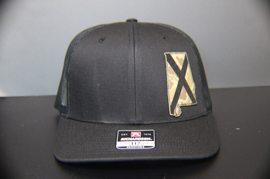 Black Solid - Tan Camo AL - Richardson 112