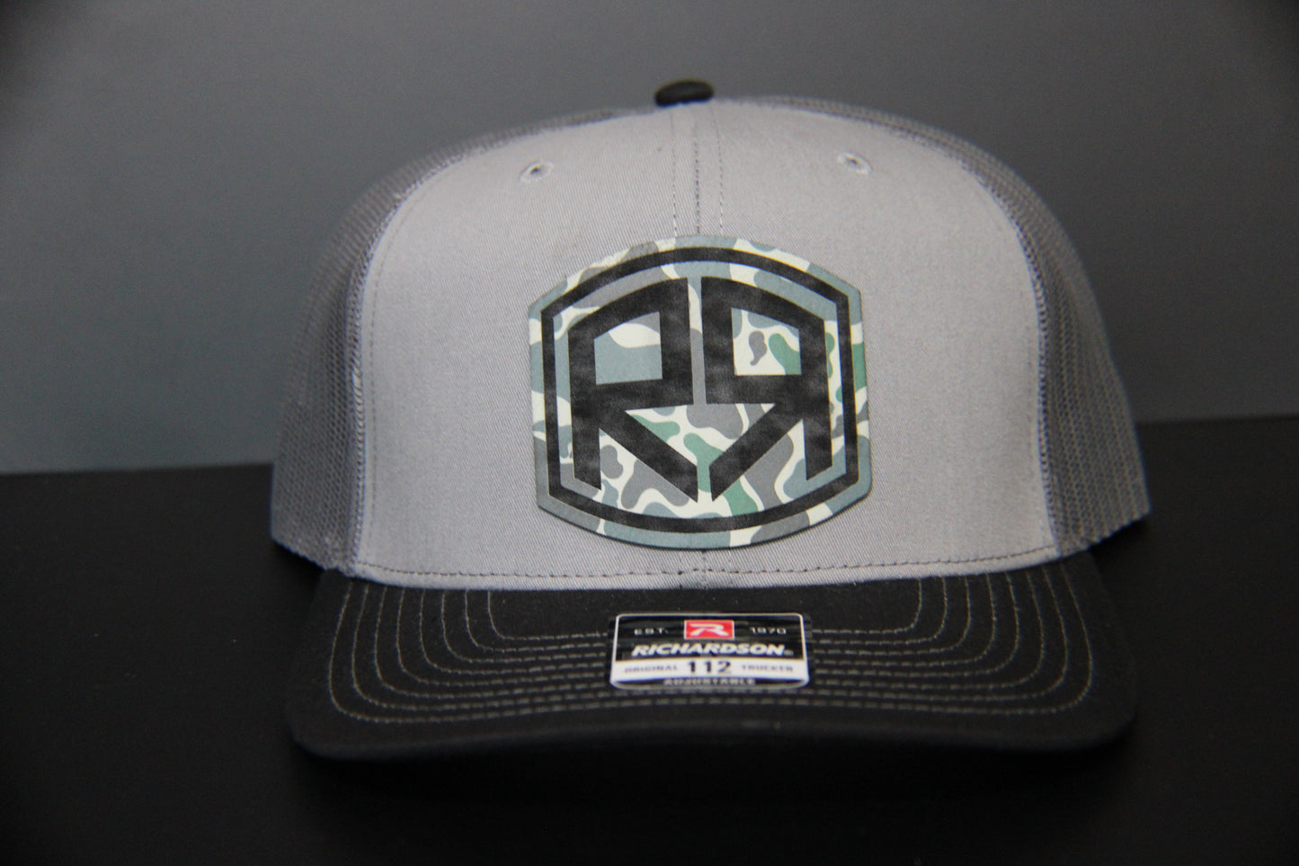 Light Gray/Gray/Black- Aqua Camo - Richardson 112