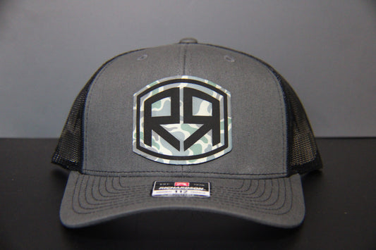 Charcoal/Black- Aqua Camo - Richardson 112