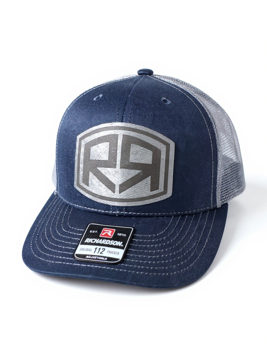 Richardson 112 - River & Ray Logo - Navy/Gray