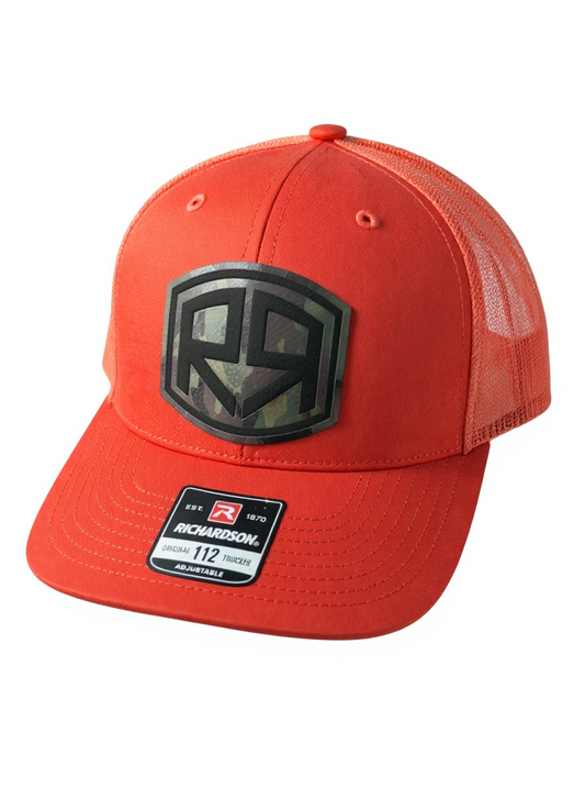 Richardson 112 - River & Ray Logo - Orange