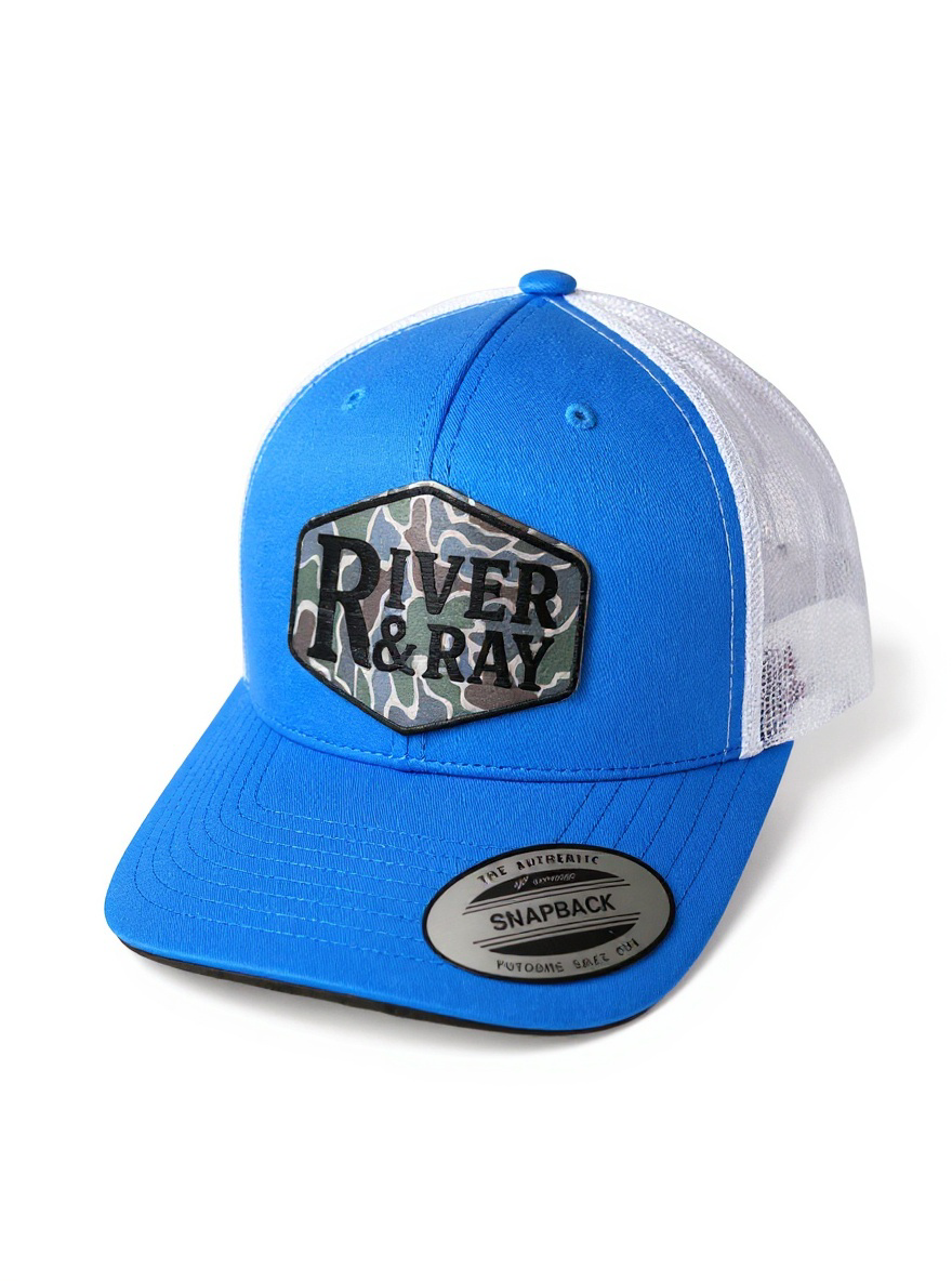 YP 6606 - Trucker - River & Ray Logo - Cobalt