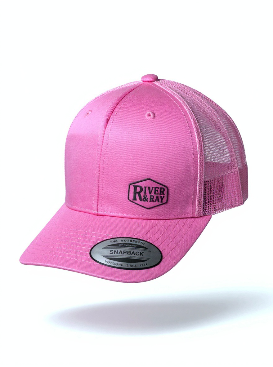 YP 6606 - Trucker - River & Ray Logo - Pink Solid