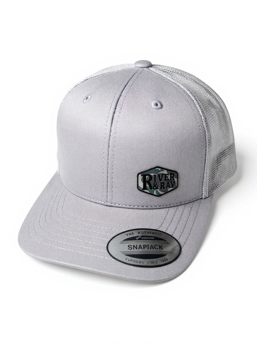 YP 6606 - Trucker - River & Ray Logo - Silver Solid