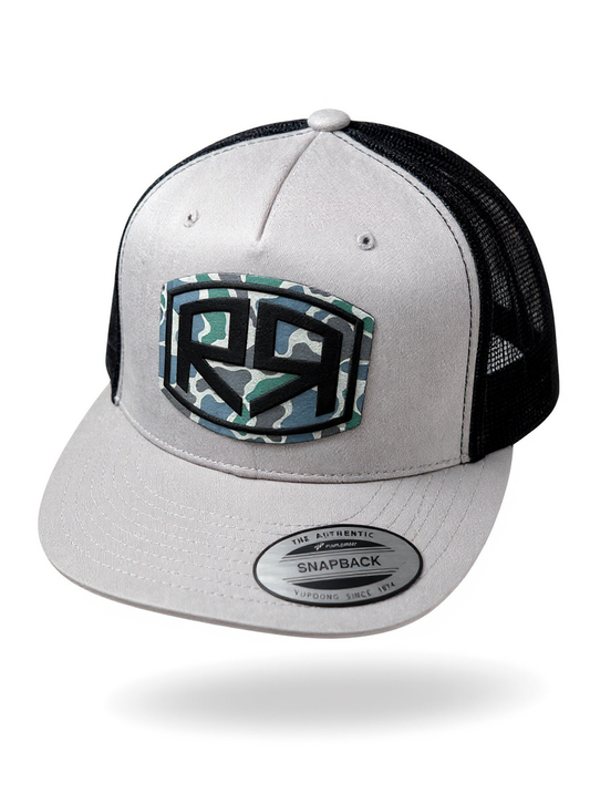 YP 6006 - Flat Bill - River & Ray Logo - Slate/Black