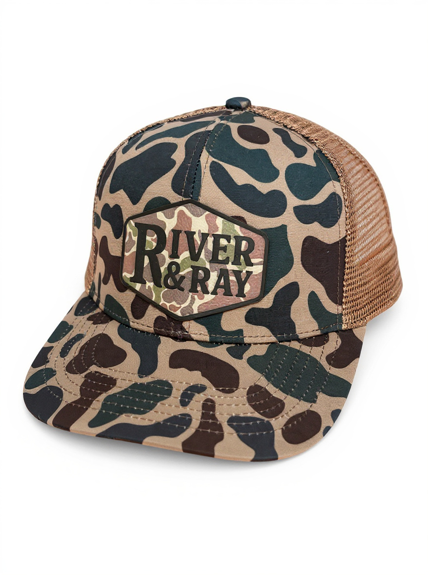 River & Ray - Camo - Lost Hat Co. - Old's School - SLATE