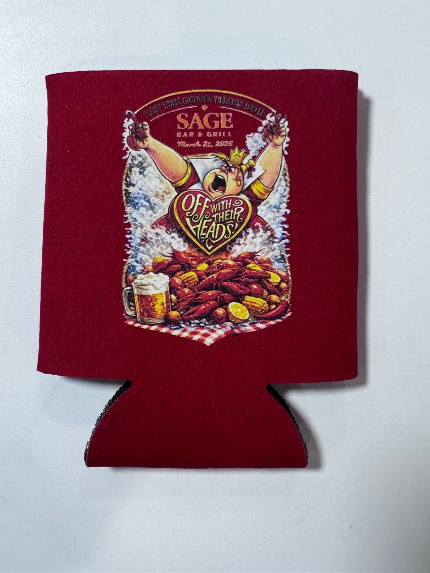 SAGE Crawfish Koozie - Red